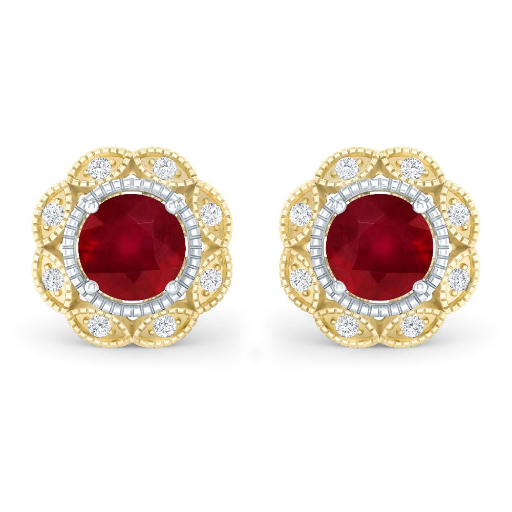 Yellow Gold - Ruby