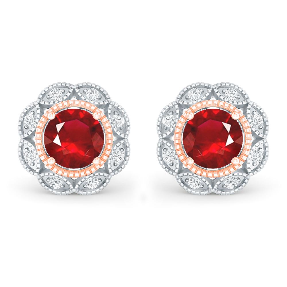 White Gold - Ruby