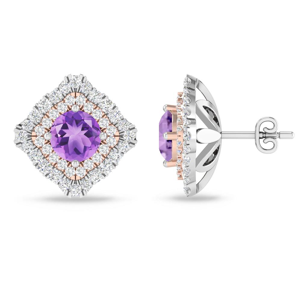White Gold - Amethyst