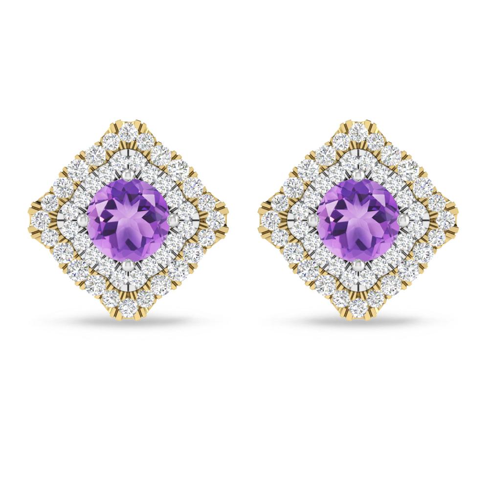 Yellow Gold - Amethyst