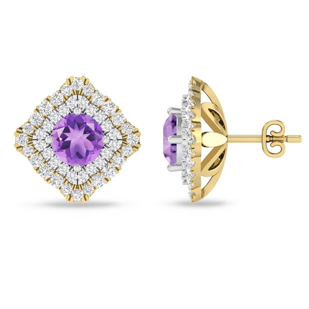 Yellow Gold - Amethyst