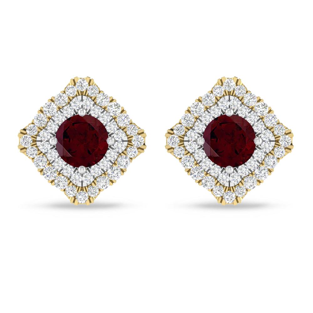 Yellow Gold - Garnet