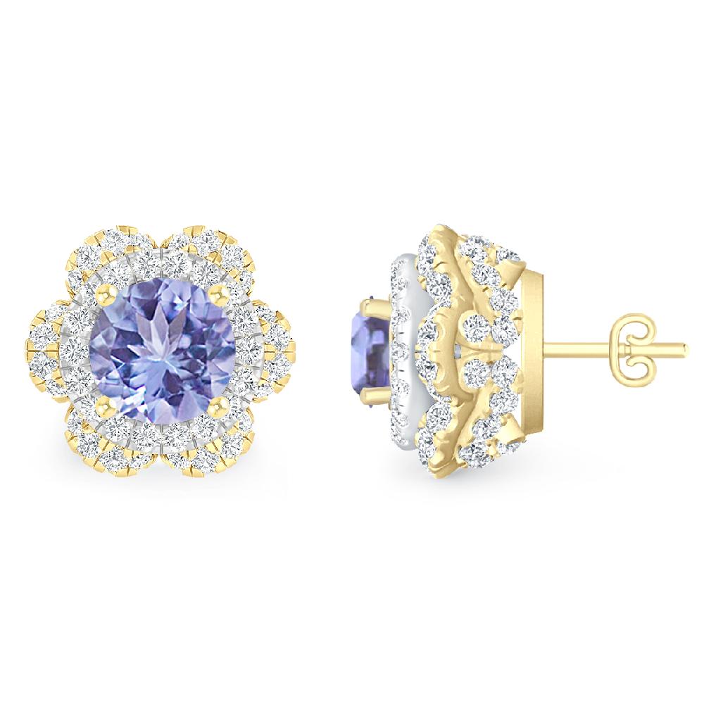 Yellow Gold - Tanzanite