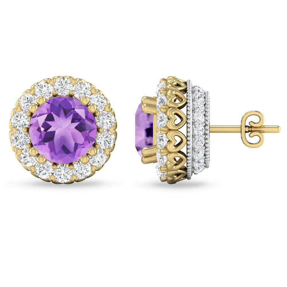Yellow Gold - Amethyst