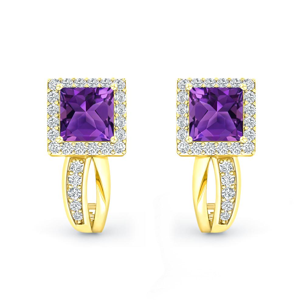 Yellow Gold - Amethyst