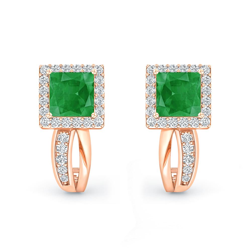 Rose Gold - Emerald