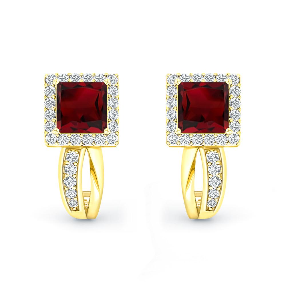 Yellow Gold - Garnet