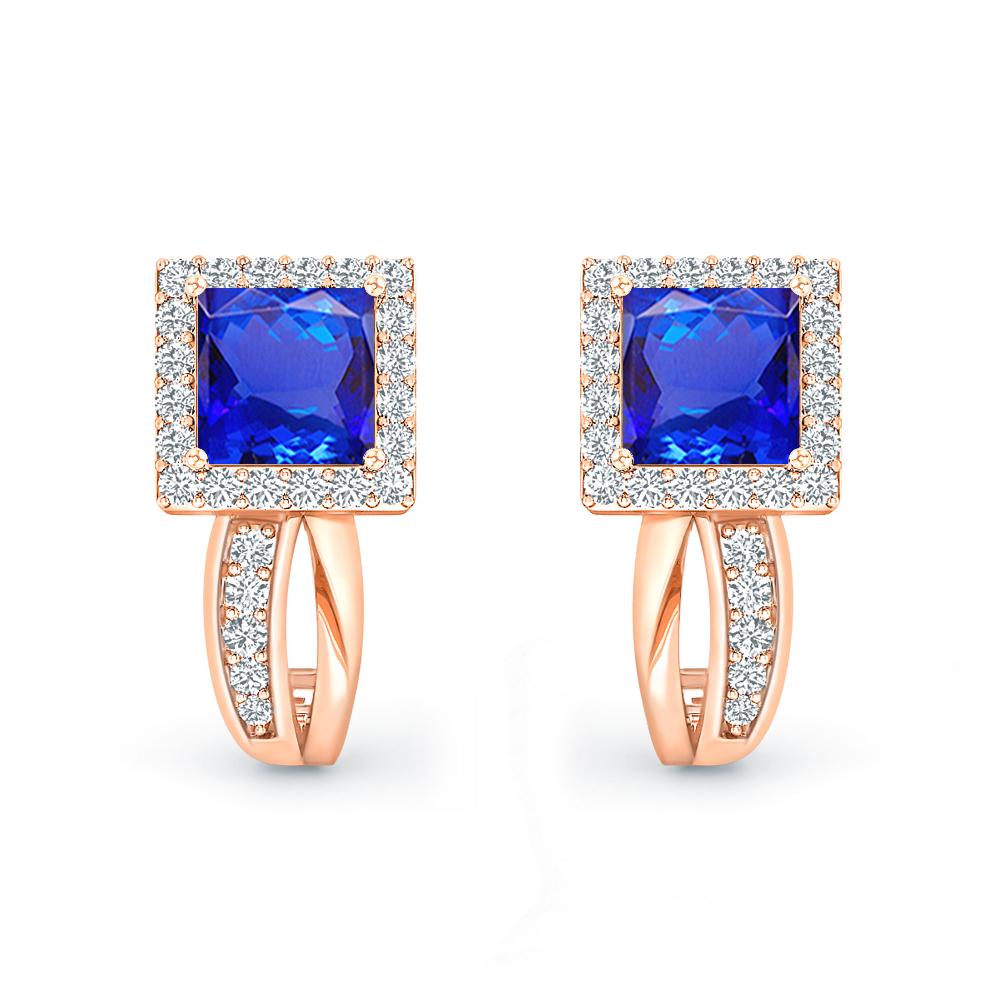 Rose Gold - Tanzanite