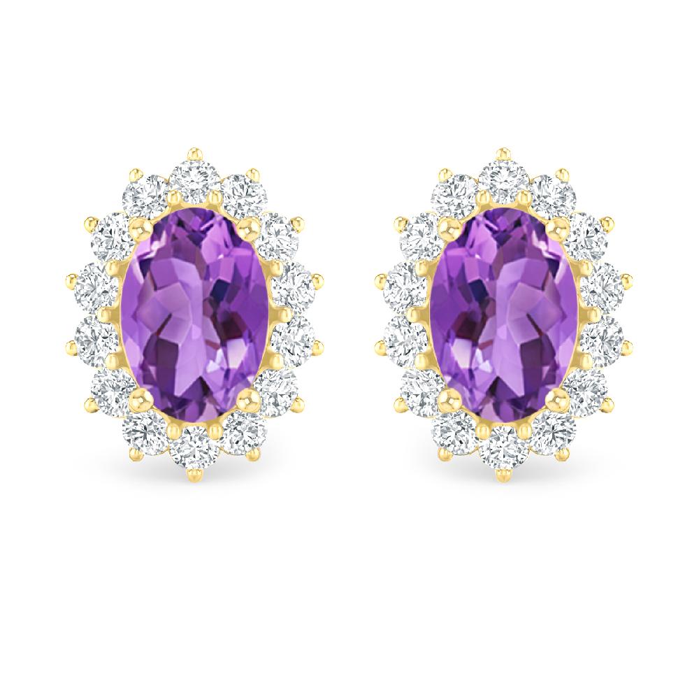 Yellow Gold - Amethyst