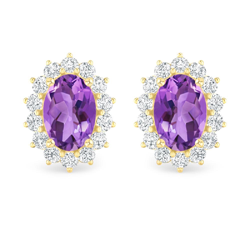 Yellow Gold - Amethyst