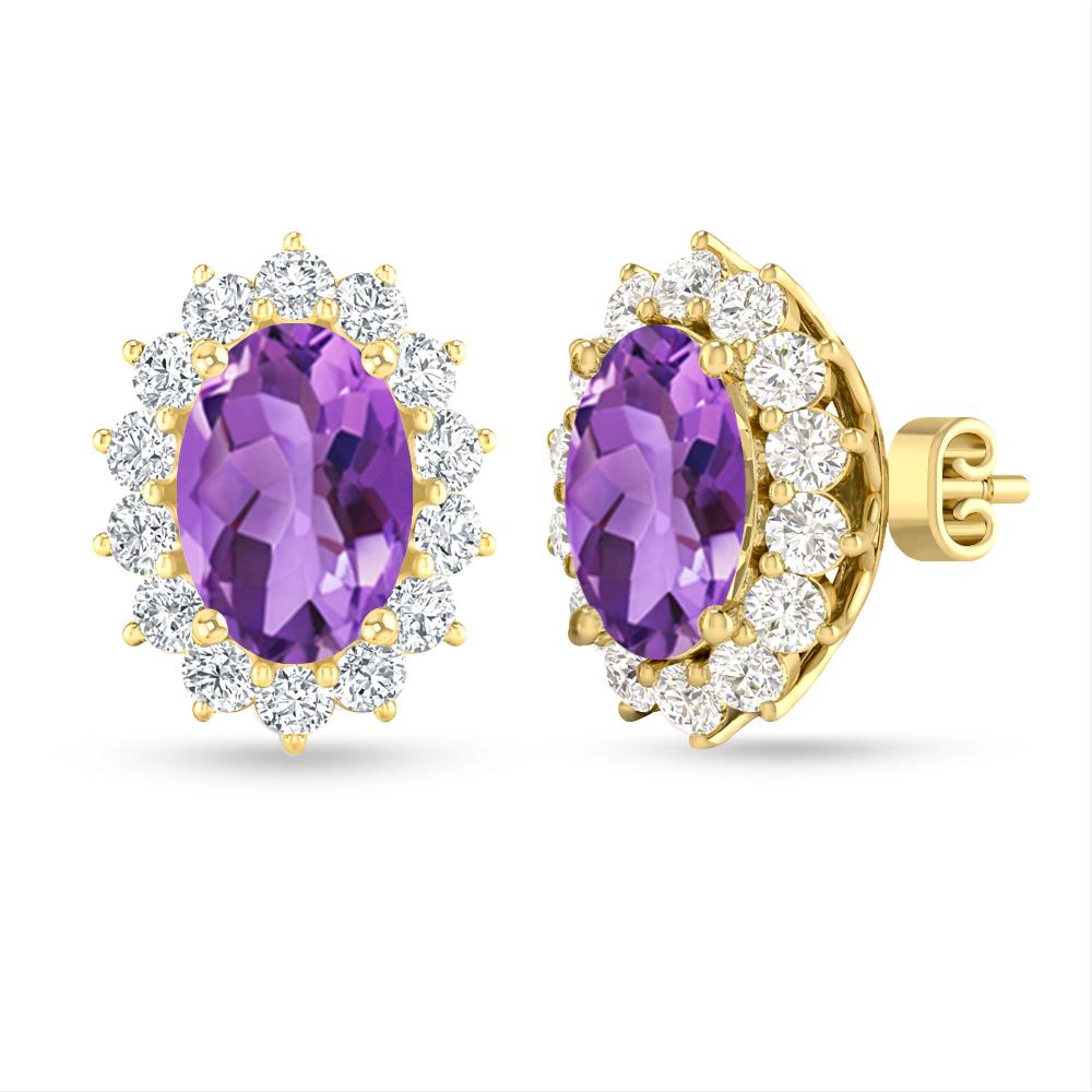 Yellow Gold - Amethyst