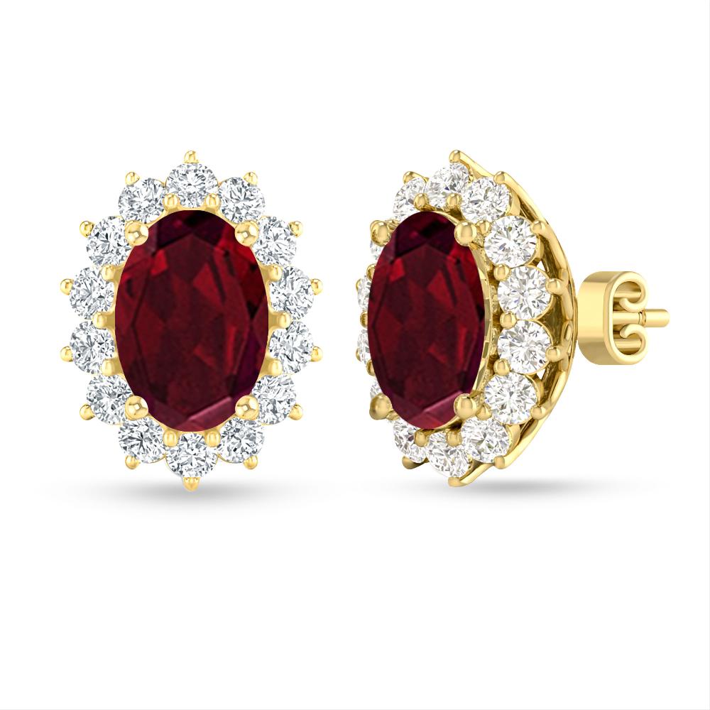 Yellow Gold - Garnet