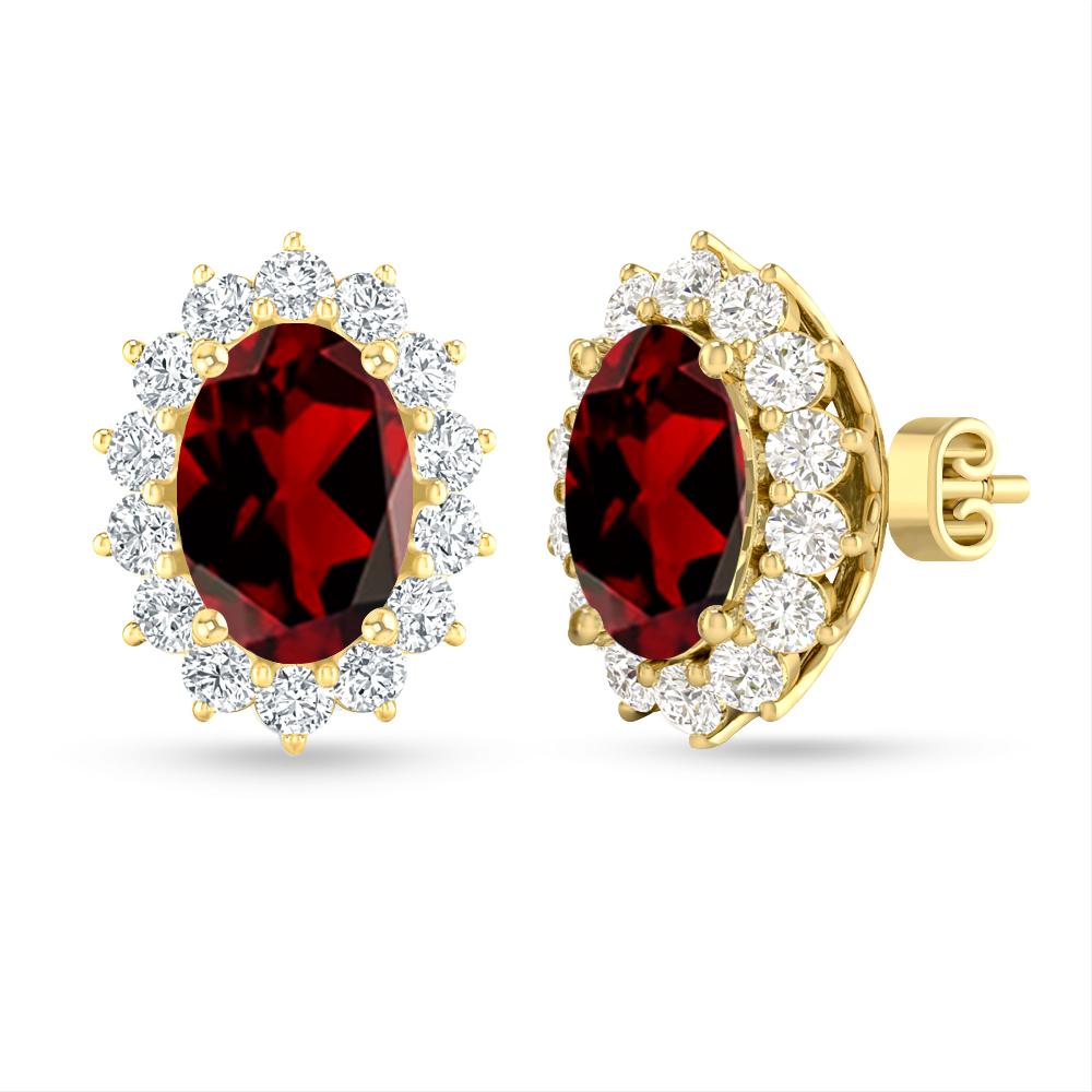 Yellow Gold - Garnet