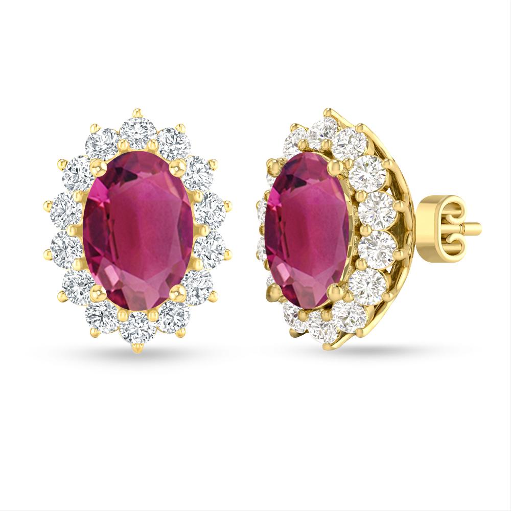 Yellow Gold - Pink Tourmaline