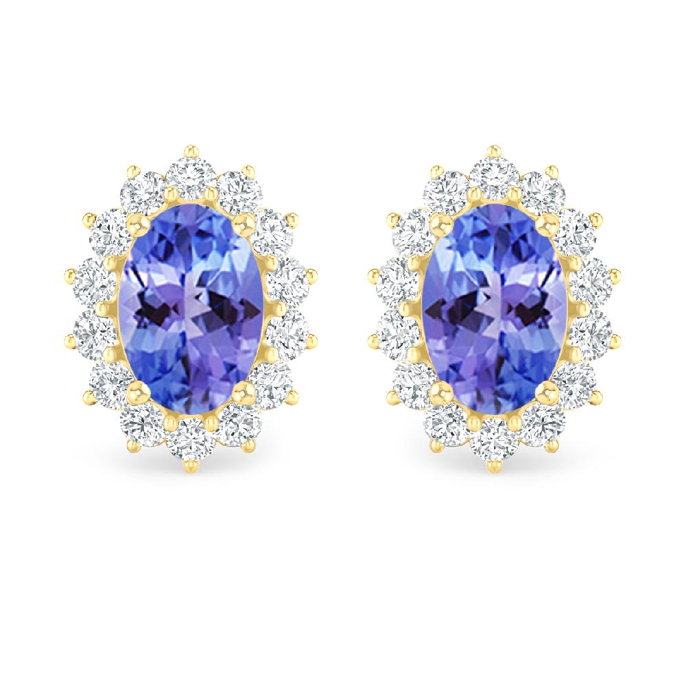 Yellow Gold - Tanzanite