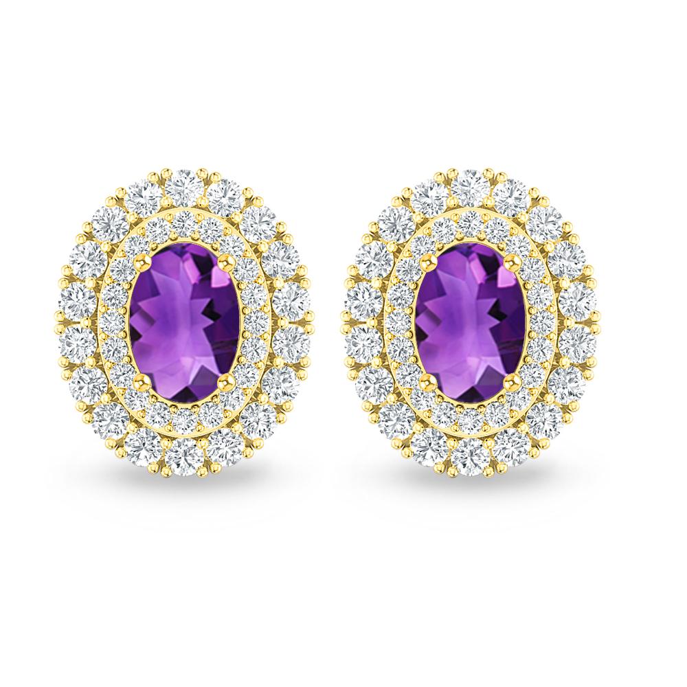 Yellow Gold - Amethyst