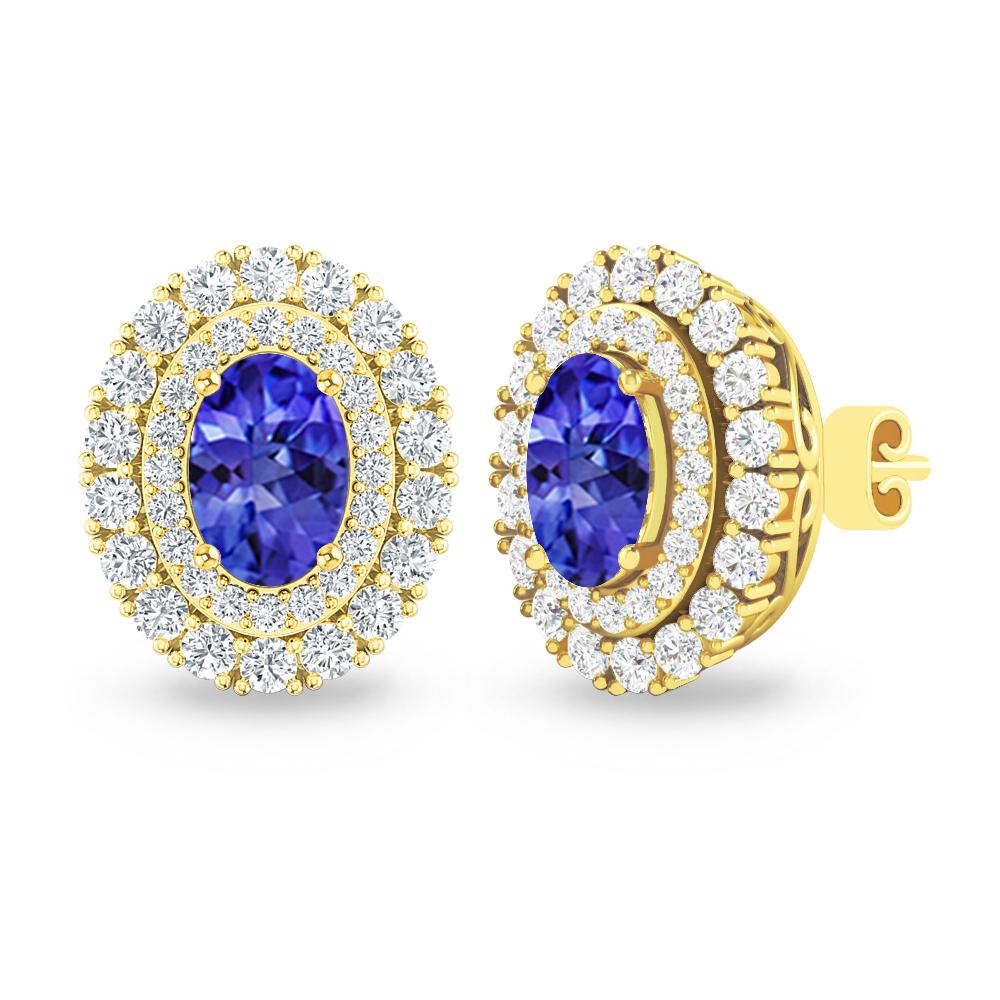 Yellow Gold - Tanzanite