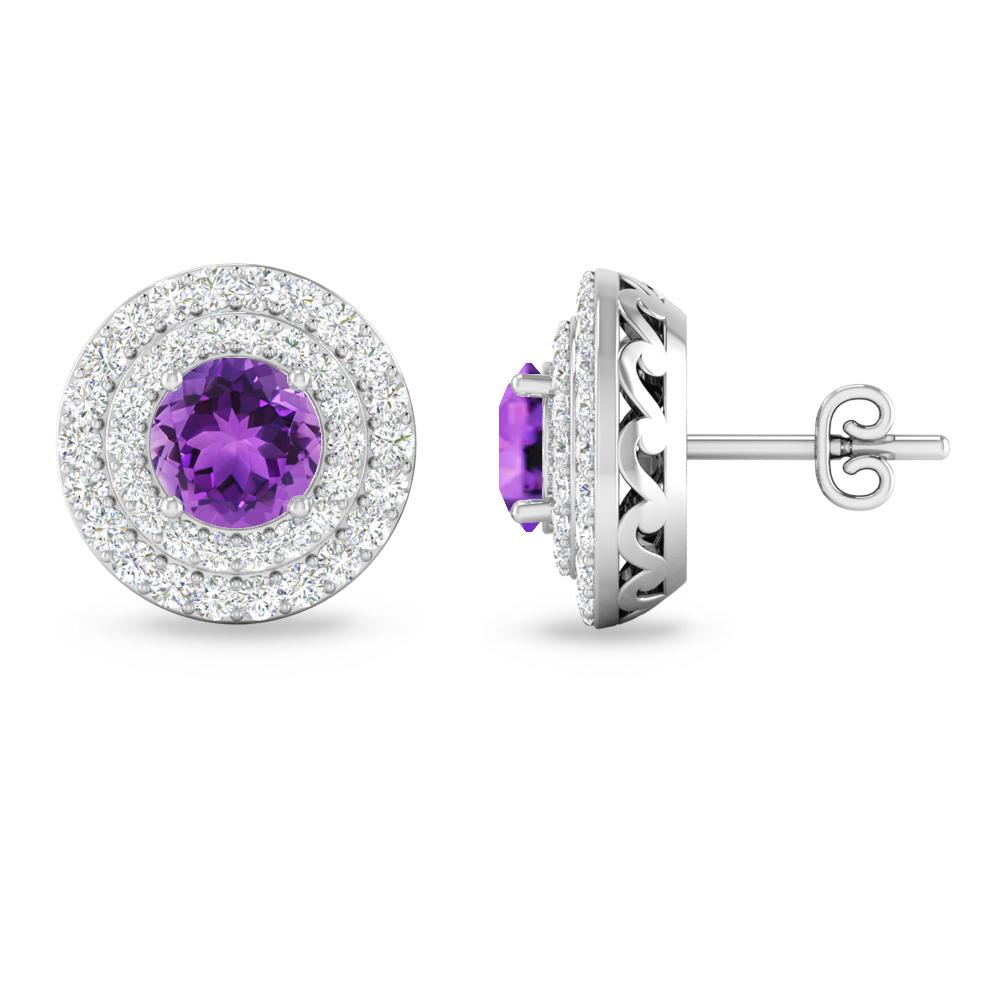 White Gold - Amethyst