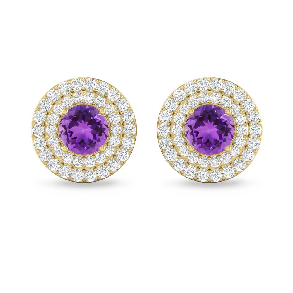 Yellow Gold - Amethyst