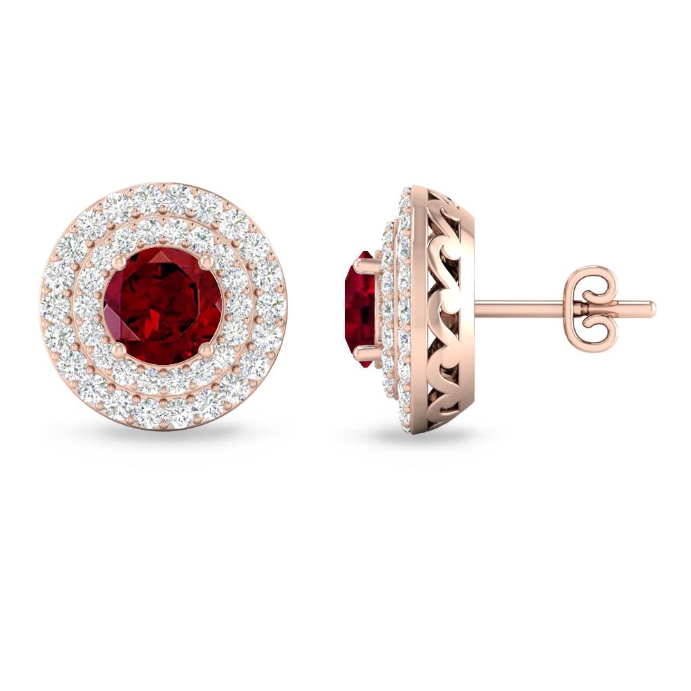 Rose Gold - Garnet