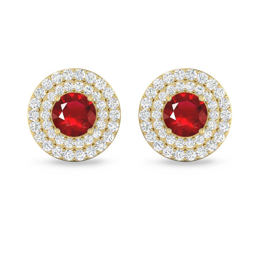 Yellow Gold - Ruby