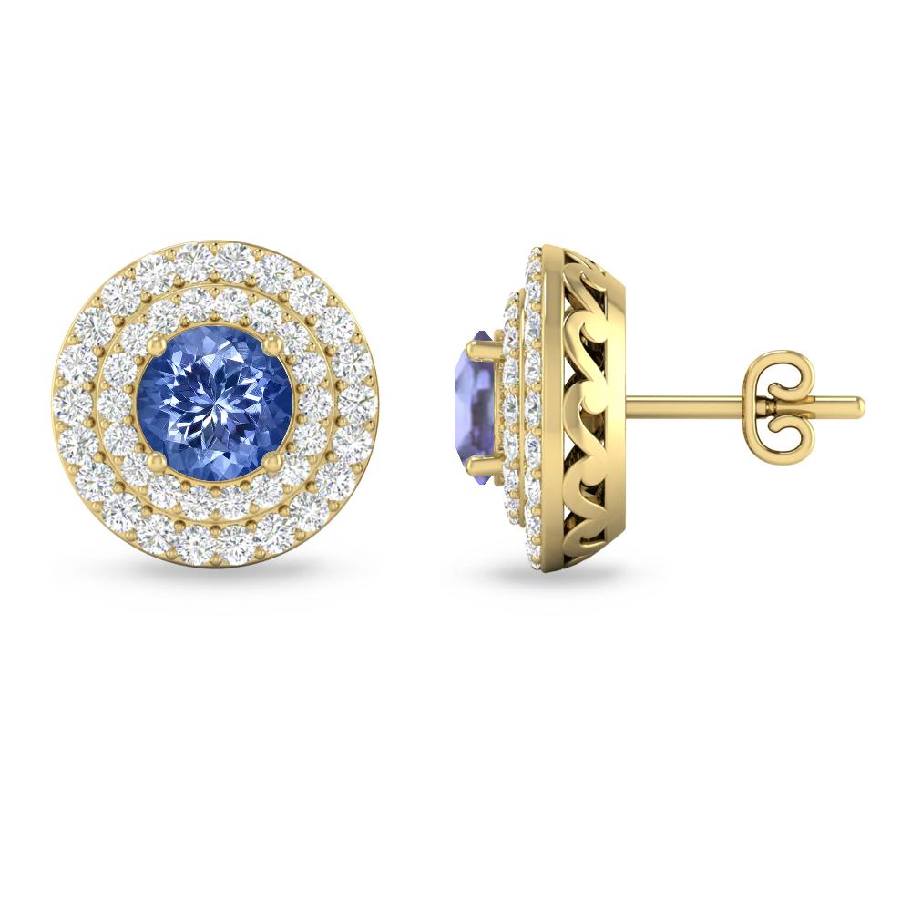 Yellow Gold - Tanzanite