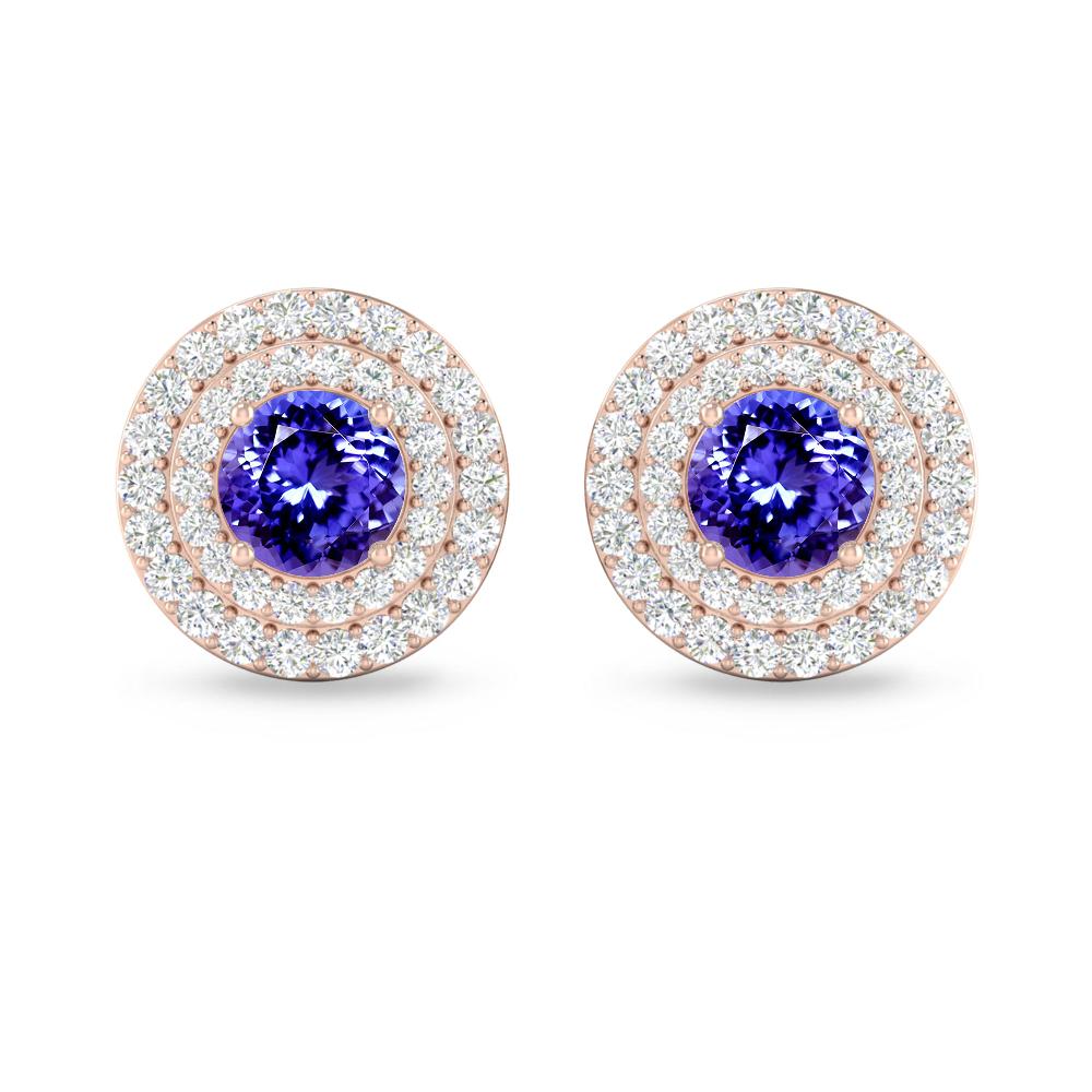 Rose Gold - Tanzanite