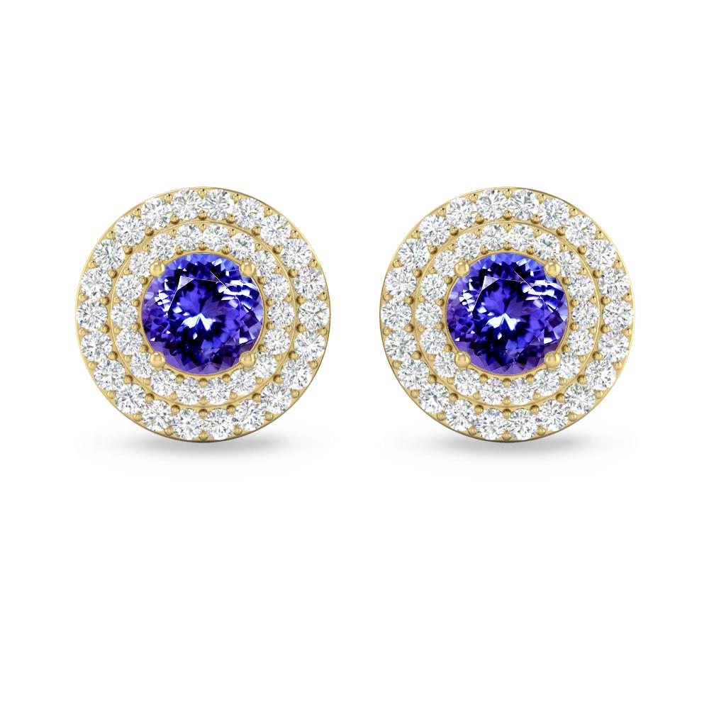 Yellow Gold - Tanzanite