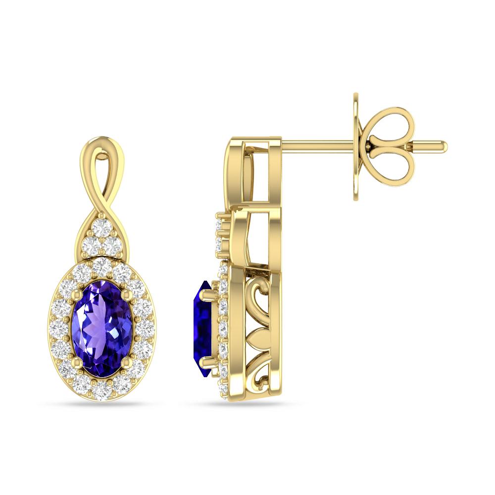 Yellow Gold - Tanzanite