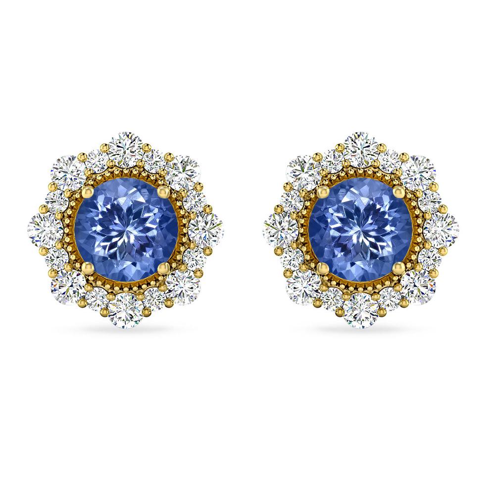 Yellow Gold - Tanzanite