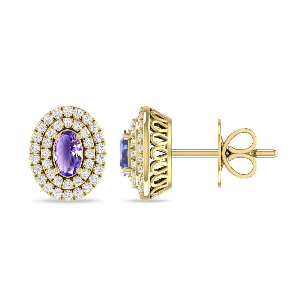 Yellow Gold - Tanzanite