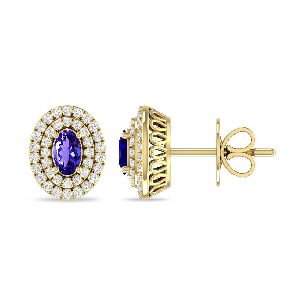 Yellow Gold - Tanzanite
