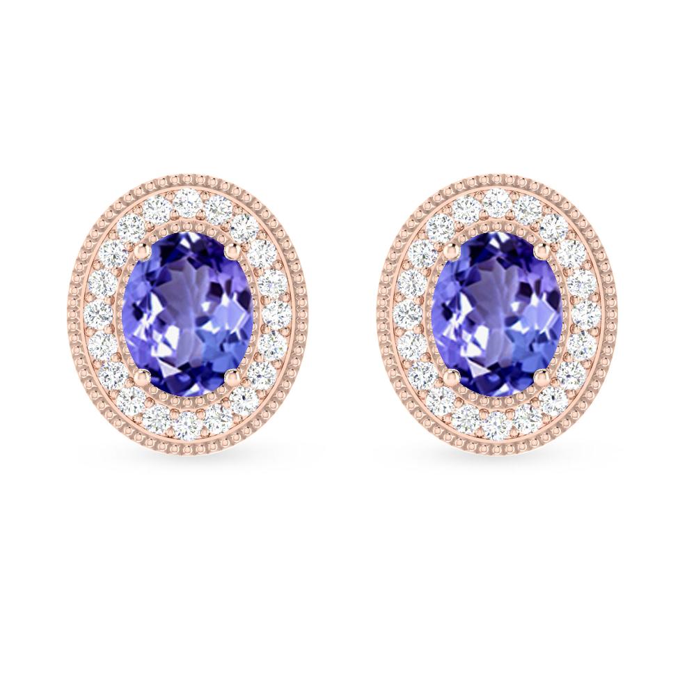 Rose Gold - Tanzanite