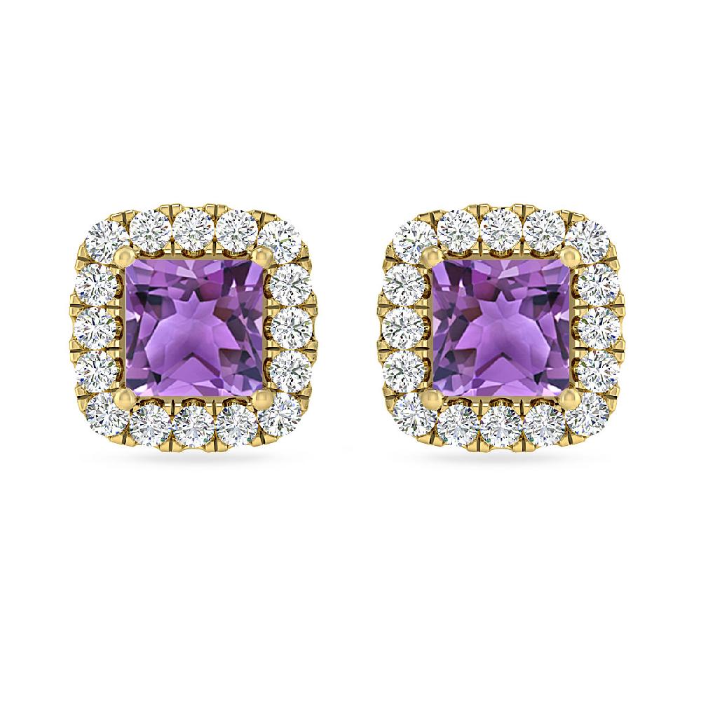 Yellow Gold - Amethyst