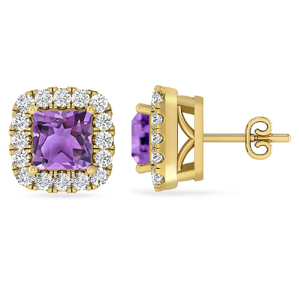 Yellow Gold - Amethyst