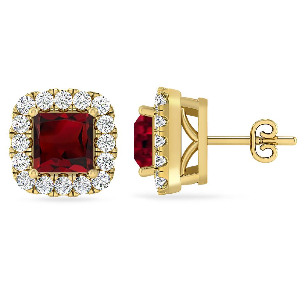 Yellow Gold - Garnet