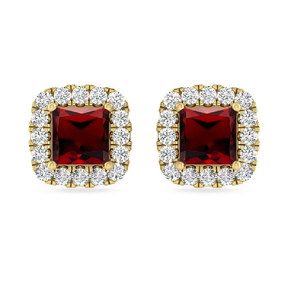 Yellow Gold - Garnet