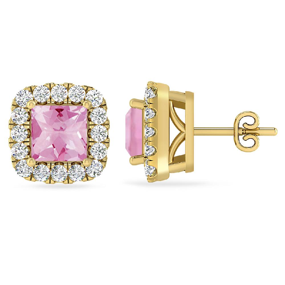 Yellow Gold - Pink Tourmaline