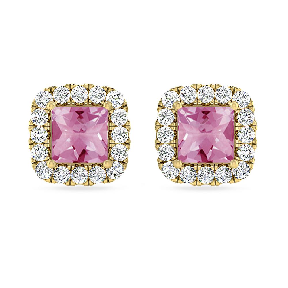 Yellow Gold - Pink Tourmaline