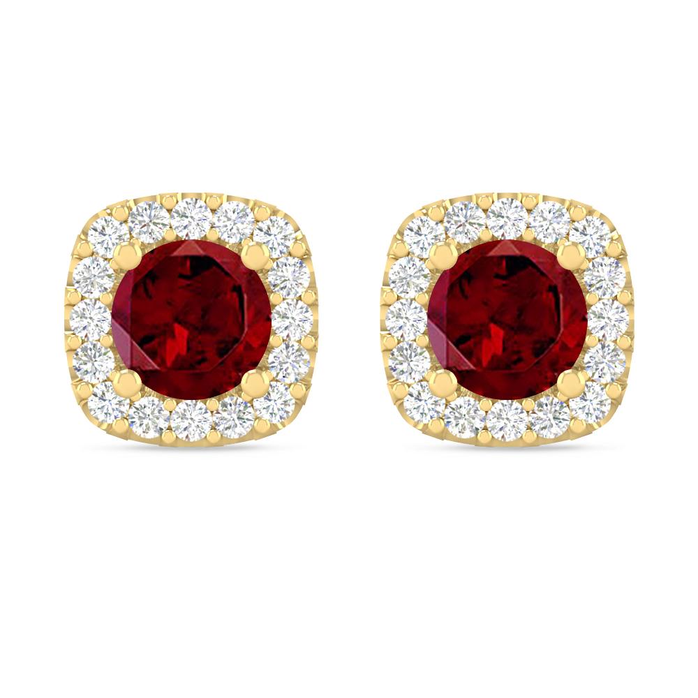 Yellow Gold - Garnet