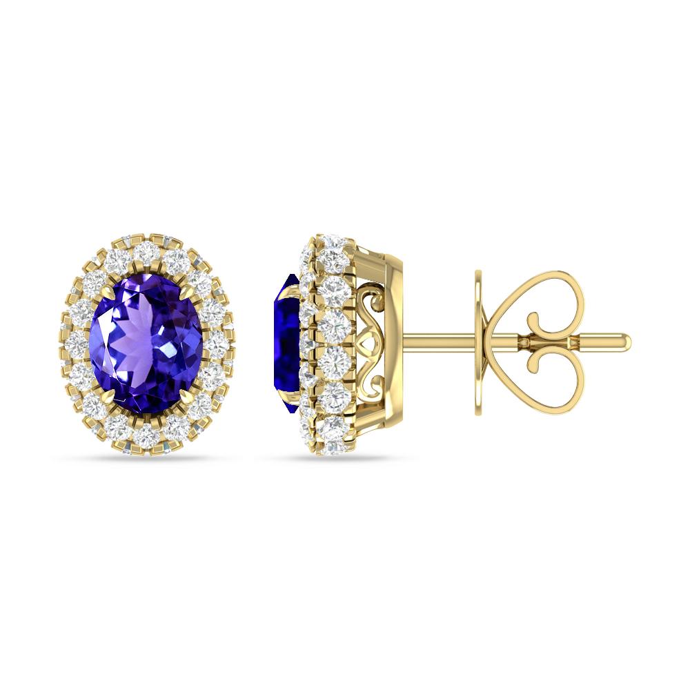 Yellow Gold - Tanzanite