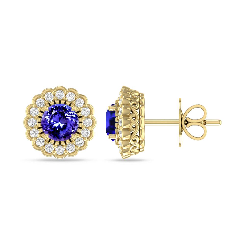 Yellow Gold - Tanzanite