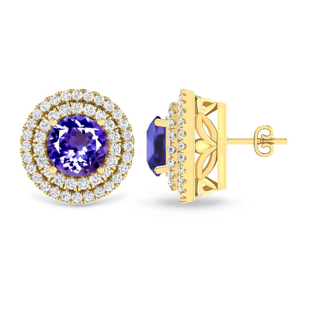 Yellow Gold - Tanzanite