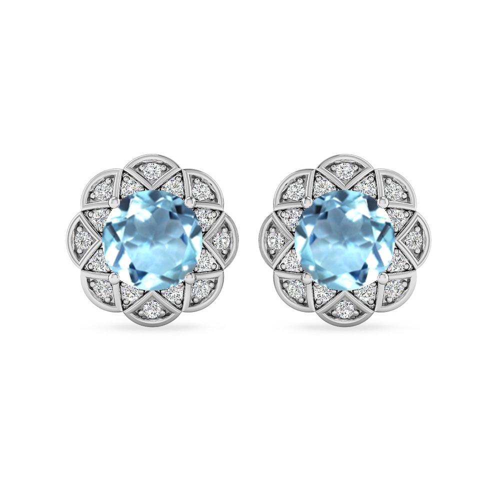 White Gold - Aquamarine