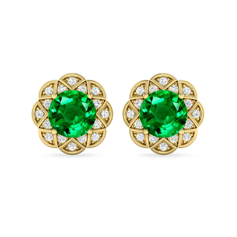 Yellow Gold - Emerald