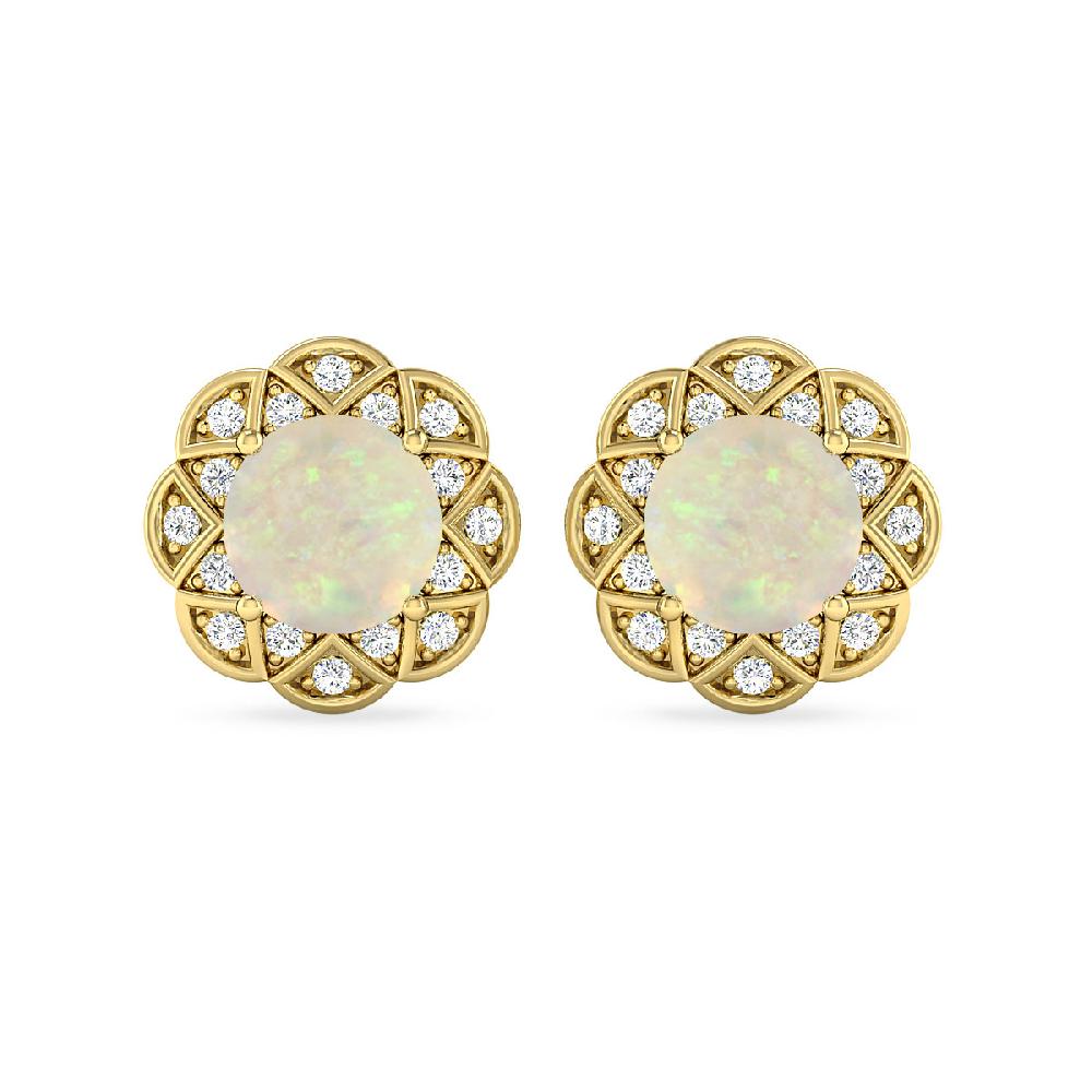 Yellow Gold - Opal