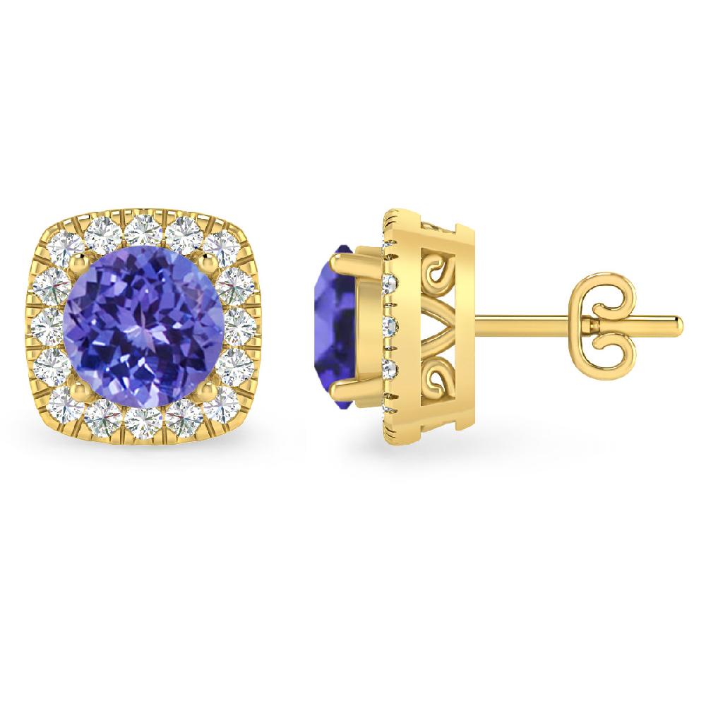 Yellow Gold - Tanzanite