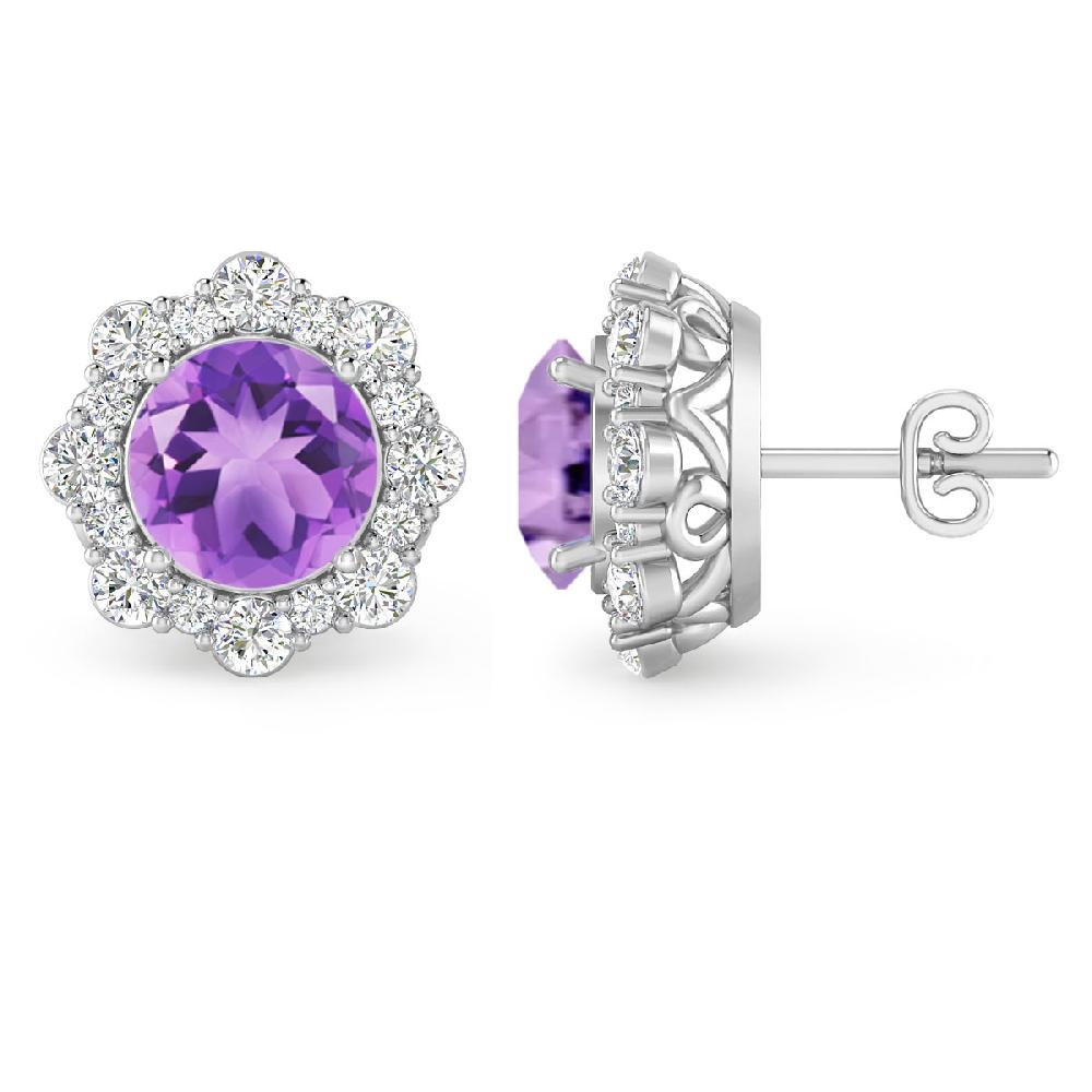 White Gold - Amethyst