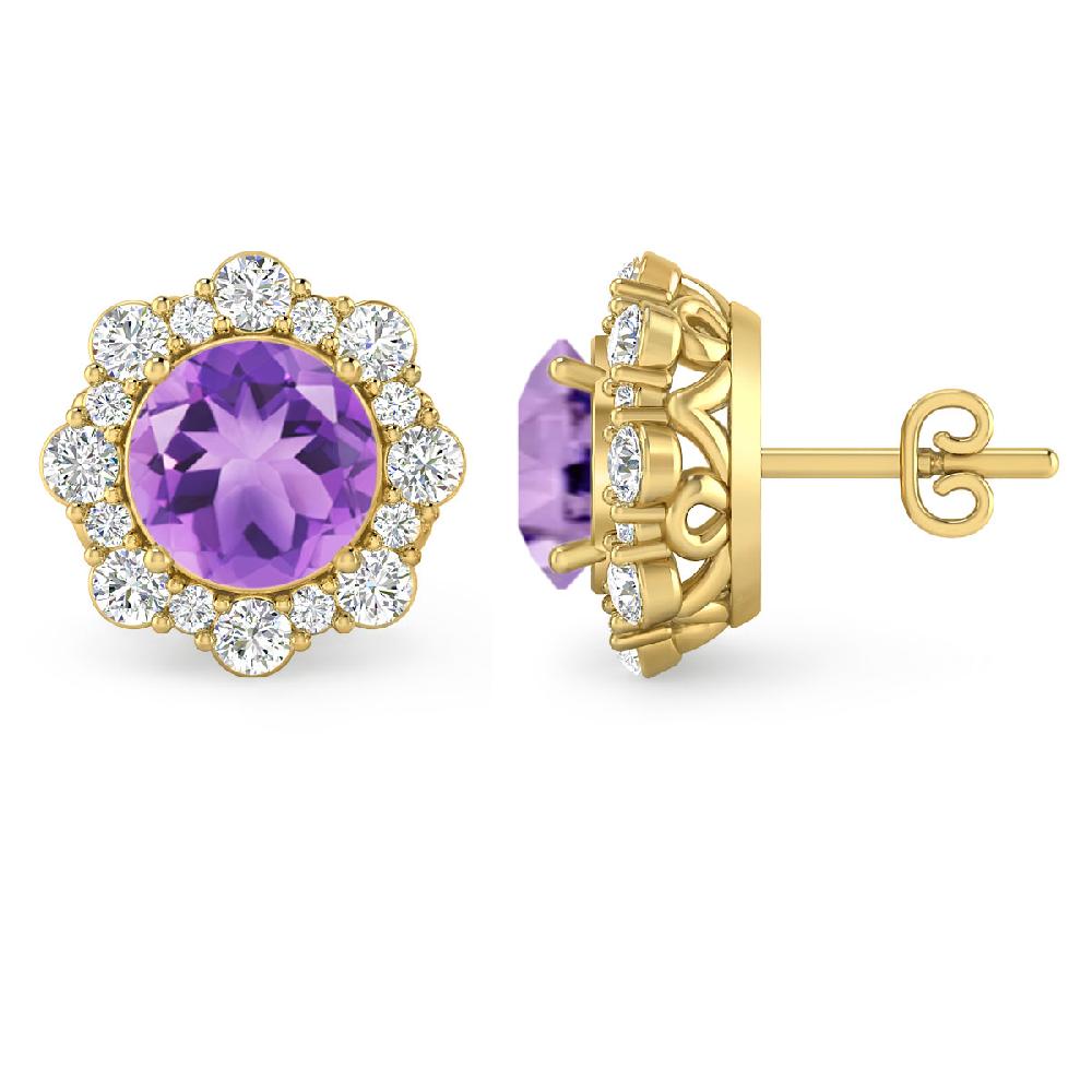 Yellow Gold - Amethyst