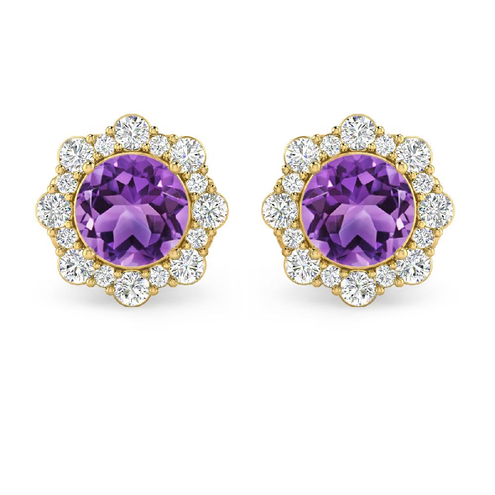 Yellow Gold - Amethyst